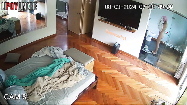 Morning routine from lonely babe (hidden bedroom tape)
