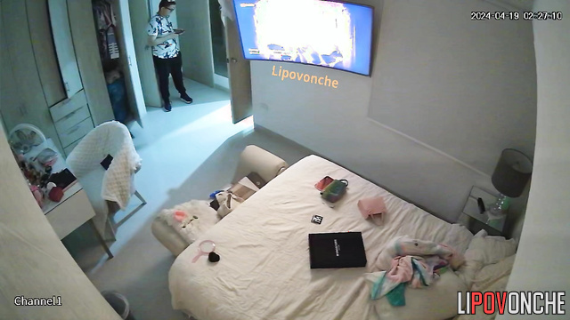 Lover gave her the best orgasm - hidden bedroom tape