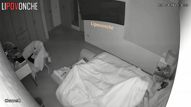 Lover gave her the best orgasm - hidden bedroom tape