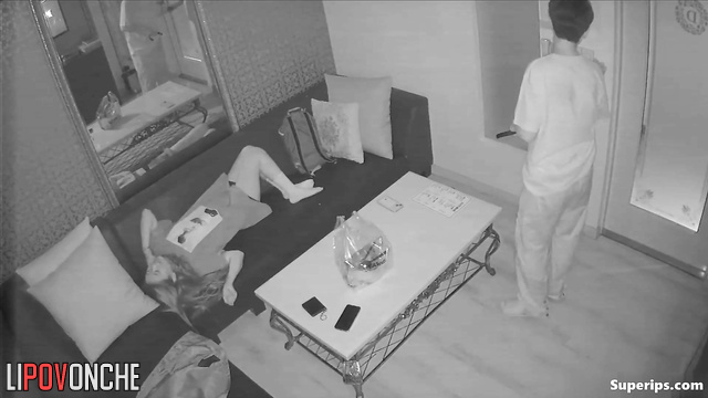 Asian couple teasing each other (but they want to fuck)