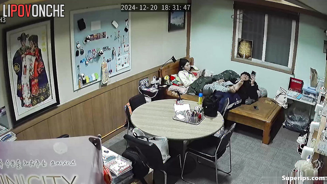 A collection of hidden videos of an Asian couple relaxing and having sex