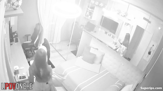 A cute, skinny beauty waited for her lover because of his big, hot cock