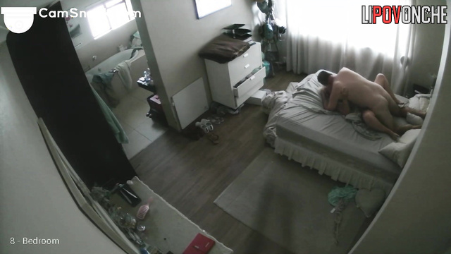 A curvy milf with a big ass undresses to have a fuck with her older husband