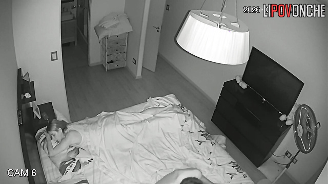 A pretty girl is sleeping, unaware that a man is licking her asshole and cunny