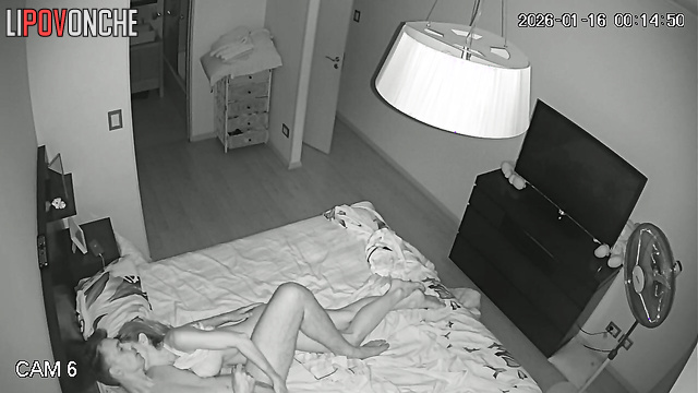 A pretty girl is sleeping, unaware that a man is licking her asshole and cunny