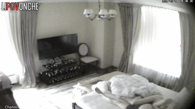 A horny, naked blonde milf gives an older man an amazing blowjob