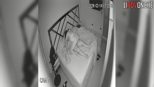 A chubby mommy sits her big butt down on her fat husband's small cock