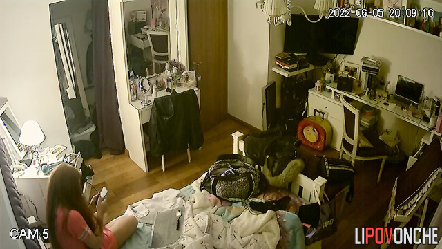 A energetic teenage girl tries to masturbate right on the floor with her panties down