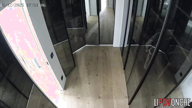 A hidden camera in the locker room captured a young girl's sexy ass and tender tits