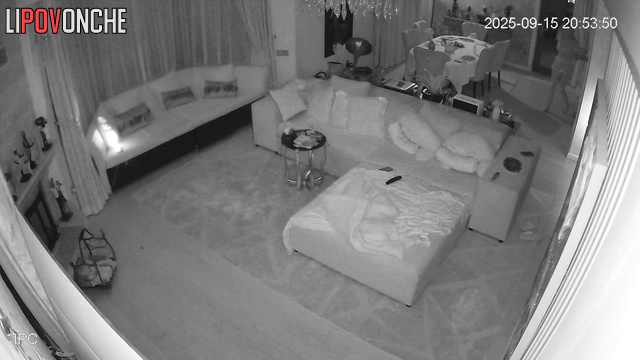 Their hot love nest turned into a surveillance stage