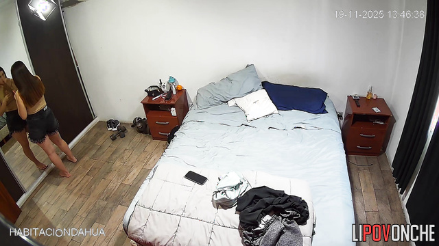 Their lustful games observed from the spy camera, look
