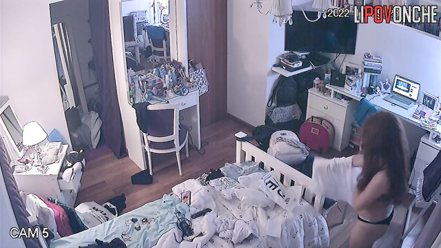 Her vulnerable nights watched by strangers, bedroom cam