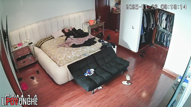 Their bedroom becomes a stage for strangers (tattooed couple)