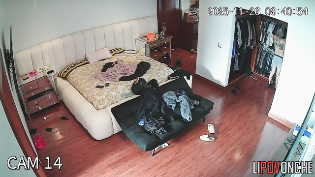 Their bedroom becomes a stage for strangers (tattooed couple)