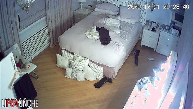 Her bedroom and house are under surveillance, oops