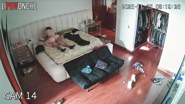 Their passionate mornings under stranger surveillance
