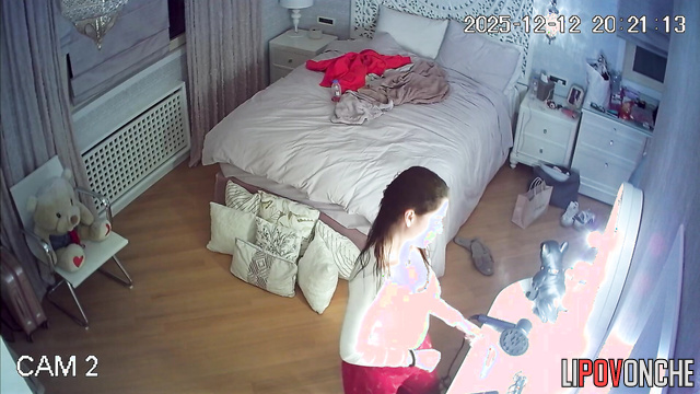 Her private nights under silent digital eyes, spy cam