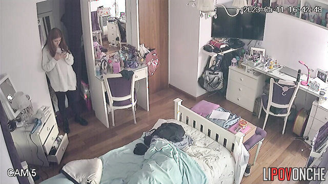 Her life under the close surveillance of strangers