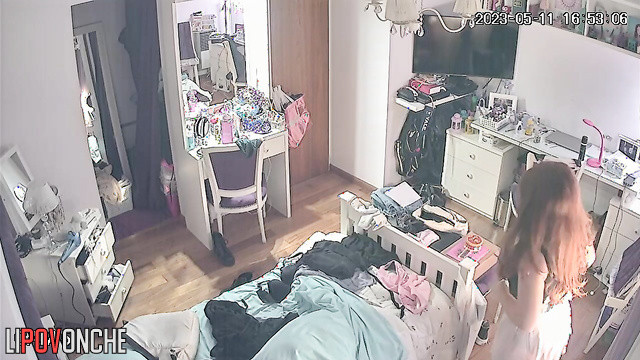 Her life under the close surveillance of strangers