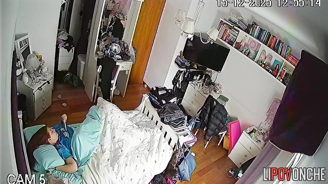 She doesn't know, but everyone saw her masturbate