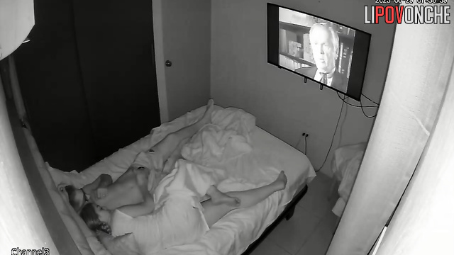 He had set up a camera in advance to film their fuck