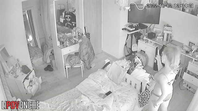 One of her peers installed a spy camera here, oops