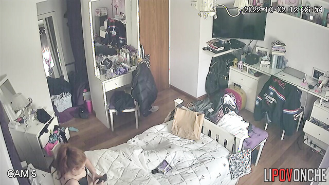 One of her peers installed a spy camera here, oops