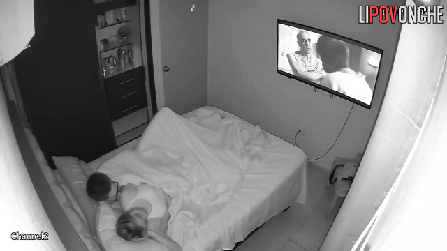 He likes to lick her sweaty ass during sex, spy cam