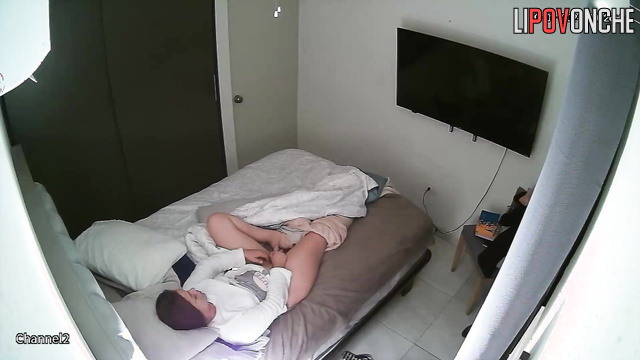 See how lonely woman chills when she feel sexual excitement