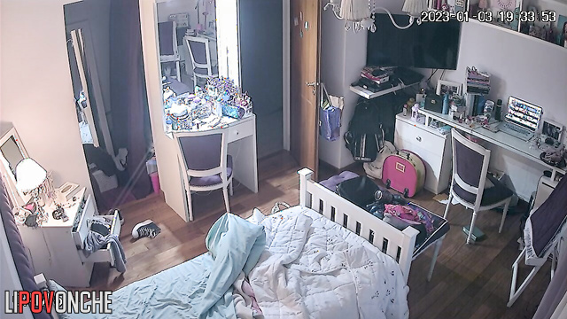 Sexy and horny girl plays with her clit and imagines wild sex scenes