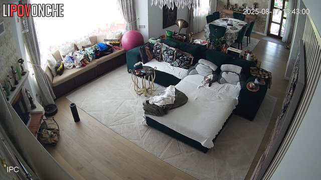 He is lucky to have wife who walks at home absolutely naked