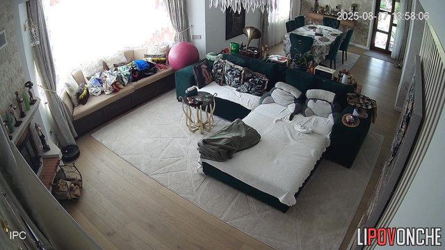 He is lucky to have wife who walks at home absolutely naked