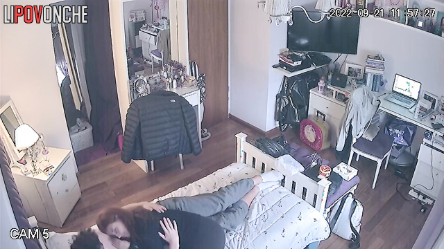They started to kiss gently but after this he destroyed her wet pussy