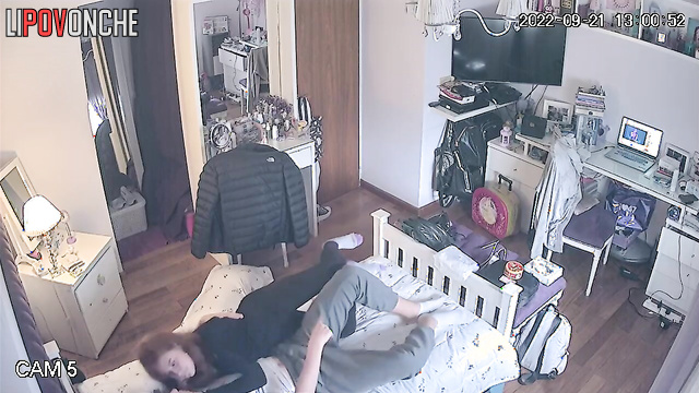 They started to kiss gently but after this he destroyed her wet pussy
