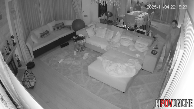 Living room is perfect for such passionate sex - rate this married couple
