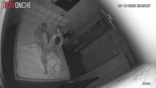 A slim blonde with tattoos gives her boyfriend an amazing blowjob