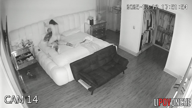 A hot-tempered, tattooed guy masturbates before fucking his wife