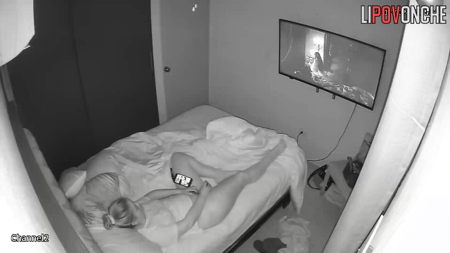 A seductive brunette uses her new petite vibrator to masturbate