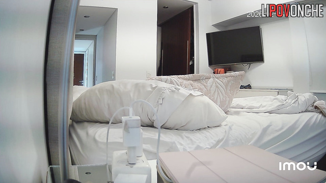 Hidden camera video of a fat milf coming out of the bathroom naked