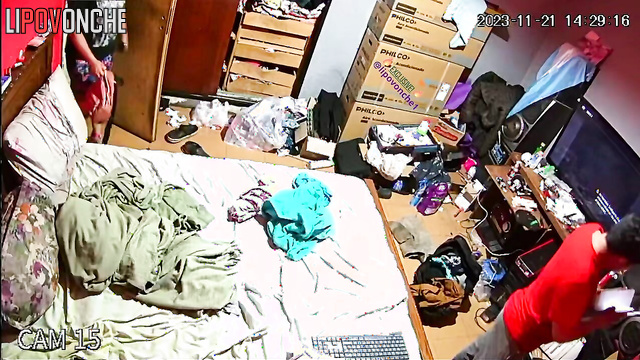 Guy fucking his girlfriend in doggystyle after tv watching