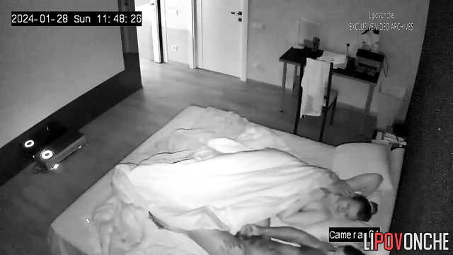 A nice blowjob to the husband turned into a hot hard fuck