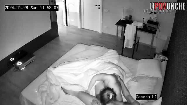 A nice blowjob to the husband turned into a hot hard fuck
