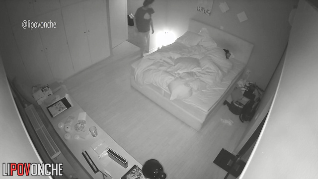 A bearded man woke up to find his lustful wife giving him a blowjob