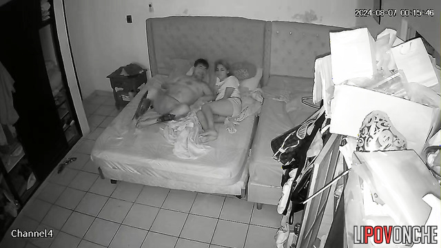 The tattooed husband is crazy about his wife's seductive butt