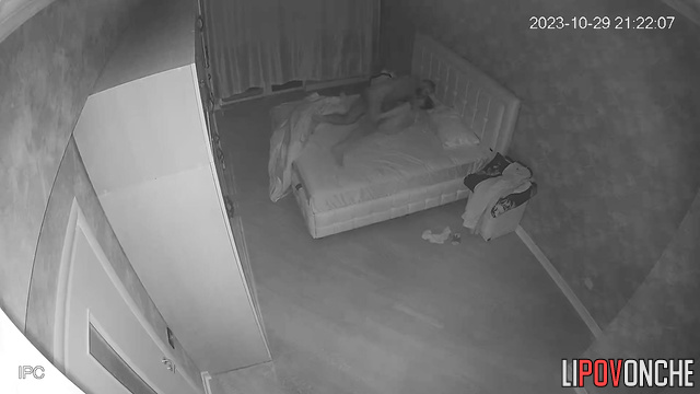 The girl was awakened by her husband's tender kisses and his fingers in her vagina