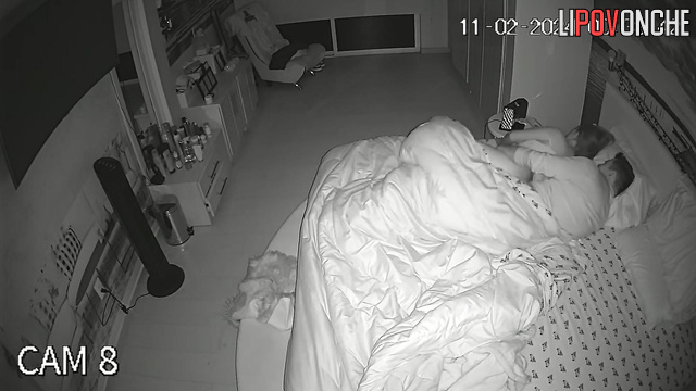 A horny wife with a hairy pussy finds a condom for her husband