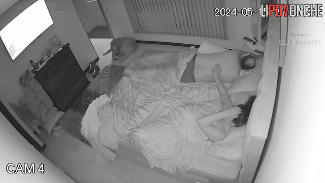 A horny, curvy beauty convinces her older husband to fuck her that evening