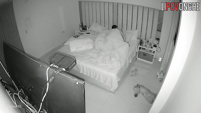 Unknown people installed a camera right in their bedroom