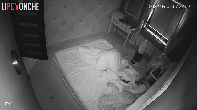 Babe hugs cute furry friend in her sleep, cute tape