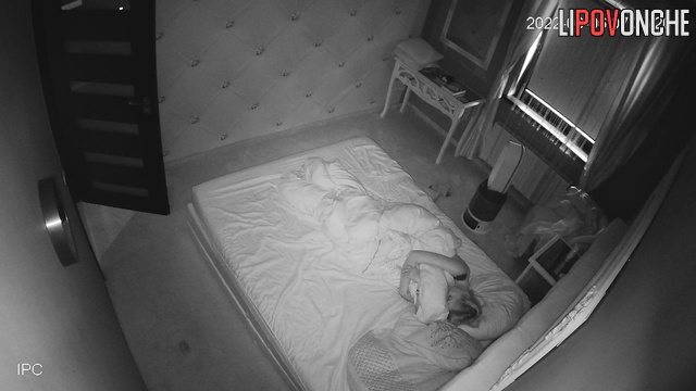Babe hugs cute furry friend in her sleep, cute tape
